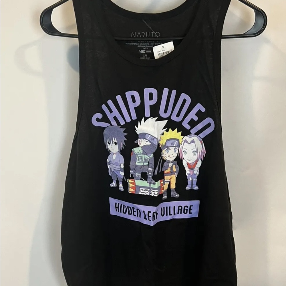 Naruto Shippuden Collection Hot Topic Hidden Leaf Graphic Tank 2X